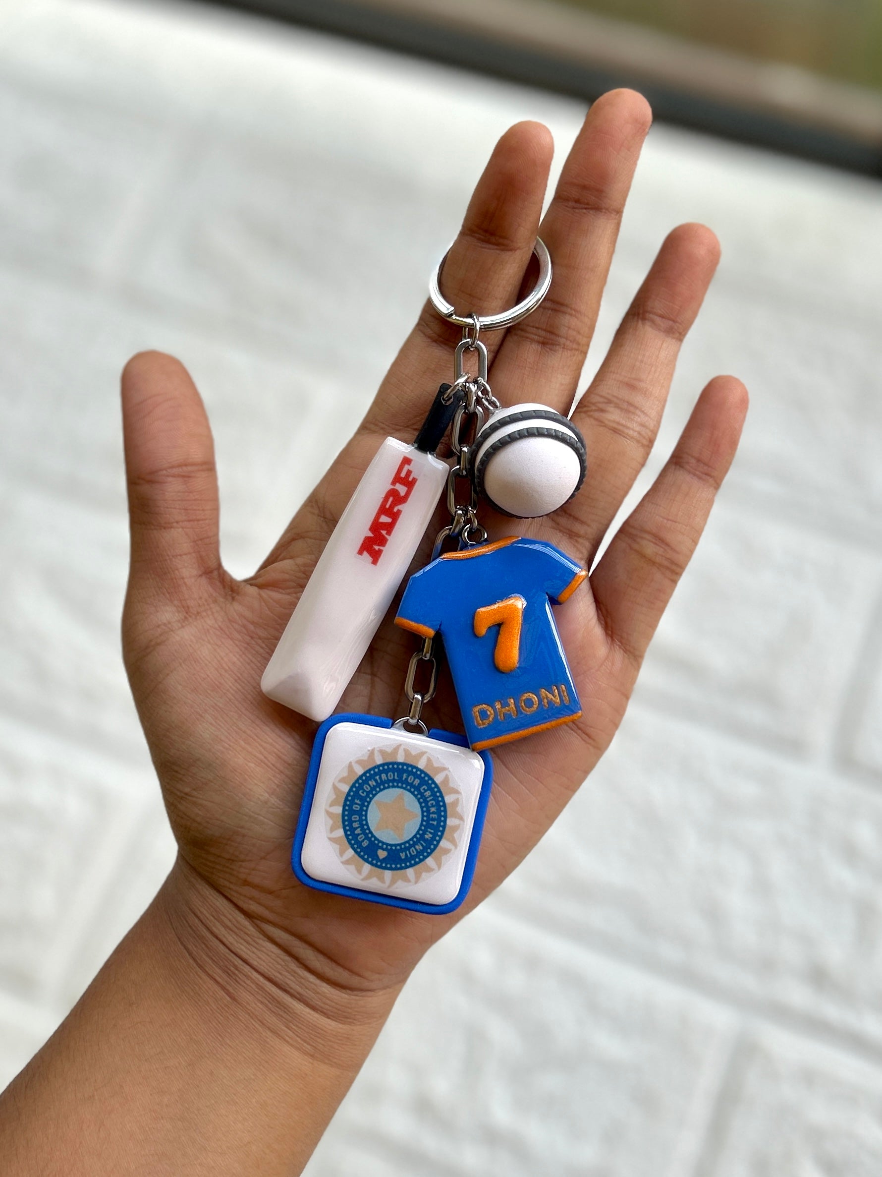 Cricket-Themed Keychain