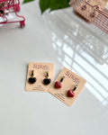 Retro Heart Earrings