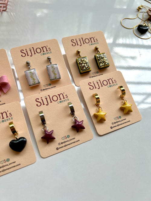 Blingy Star Earrings