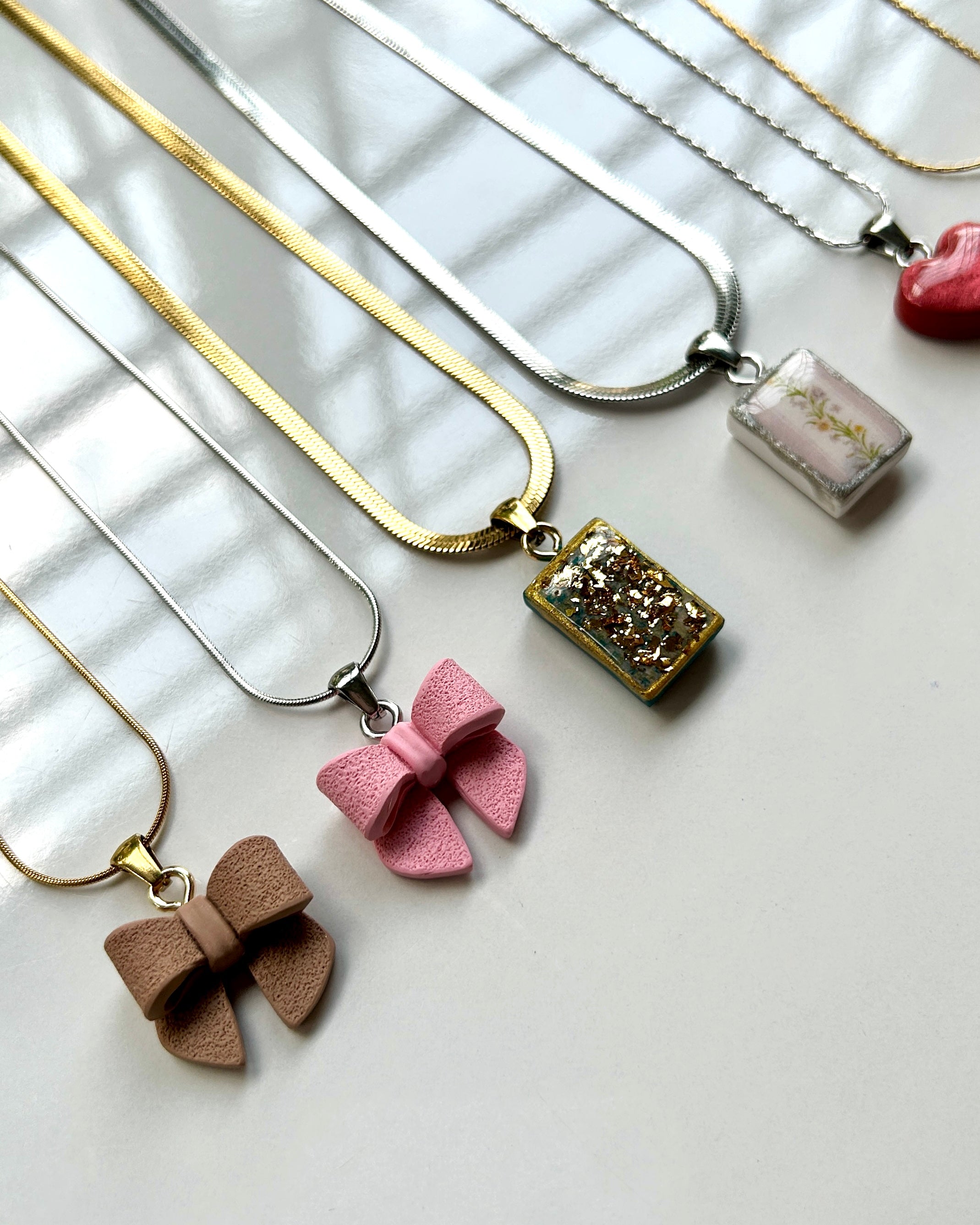 Vintage Block Necklace