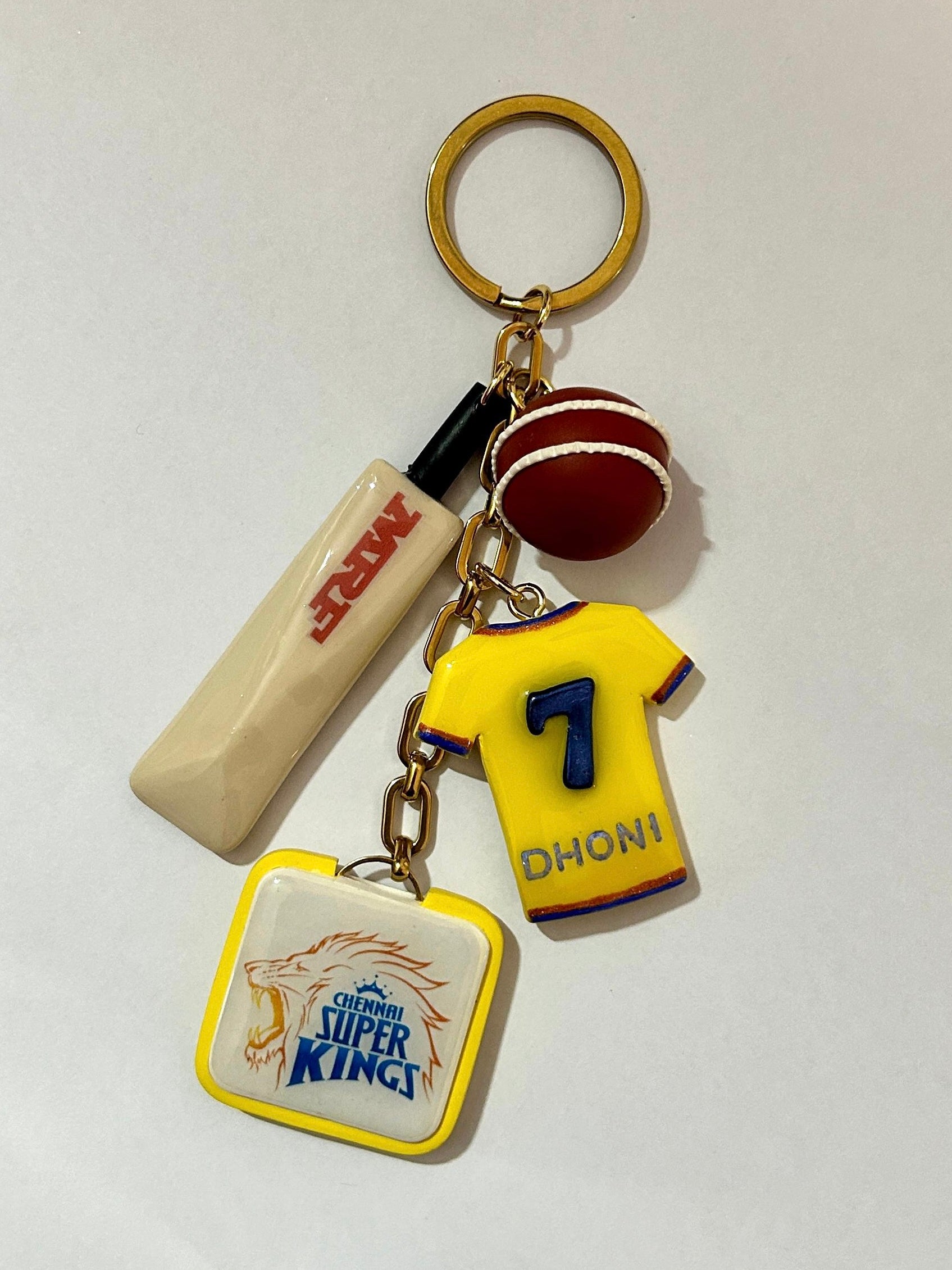 Cricket-Themed Keychain